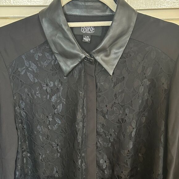 Prabal Gurung for Target 🎯 Black Western BOHO Fringe Leather and Lace Look 👀 - Picture 5 of 17